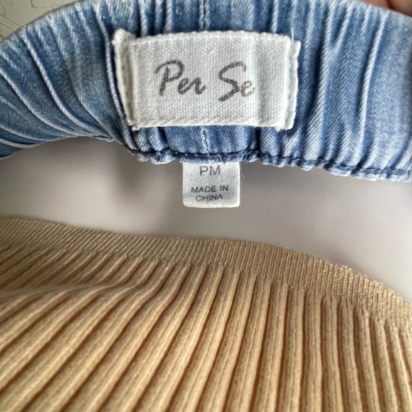 Per Se chambray drawstring joggers - Picture 7 of 7